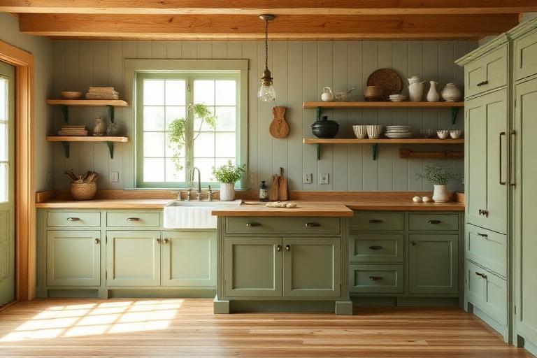 Olive & Barr Shaker Collection kitchen