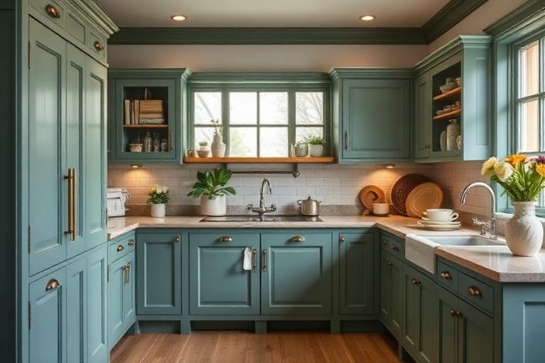 Hand-Painted kitchen example